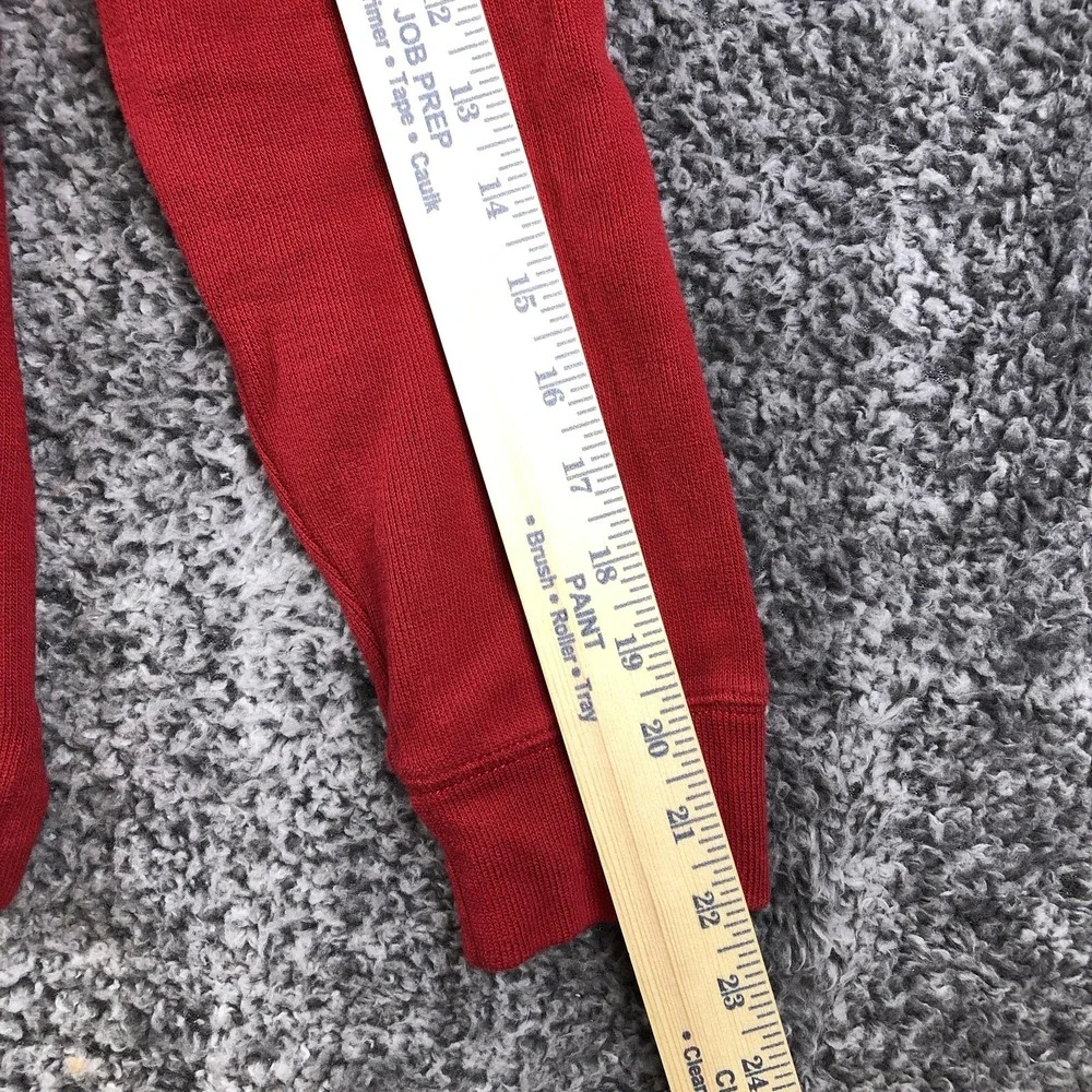 Polo Ralph Lauren Sweater‎ Mens Small Red 1/4 Zip Mock Neck Pullover Pony Logo